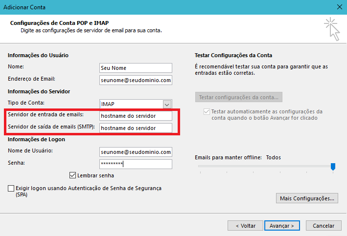 configuração